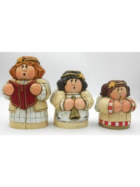 MIDWEST of Cannon Falls Christmas Angel Candleholder Set of 3 Eddie Walker